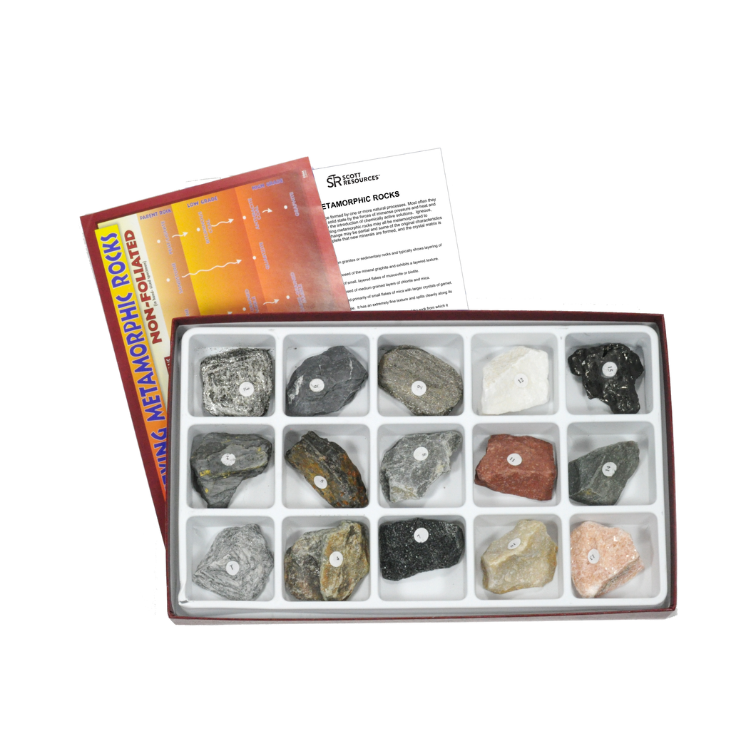 2226 - METAMORPHIC ROCK COLLECTION - 15 SPEC.