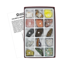 Load image into Gallery viewer, 2331 - COLORFUL MINERAL COLLECTION - 15 SPEC.
